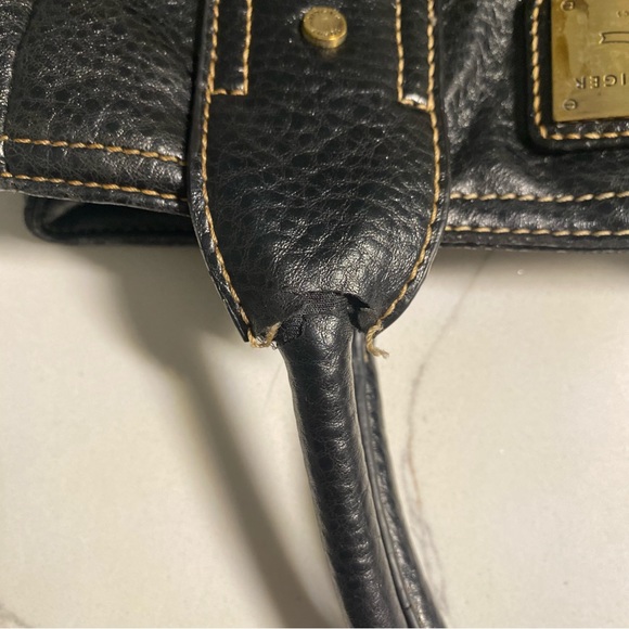 (*Free with purchase) Tommy Hilfiger Handbag Purse Brown Monogram for Women. - Picture 12 of 13